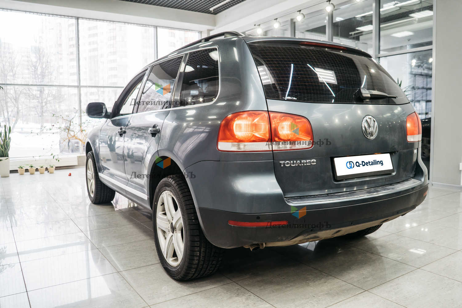 Полировка кузова и перетяжка потолка Volkswagen Touareg