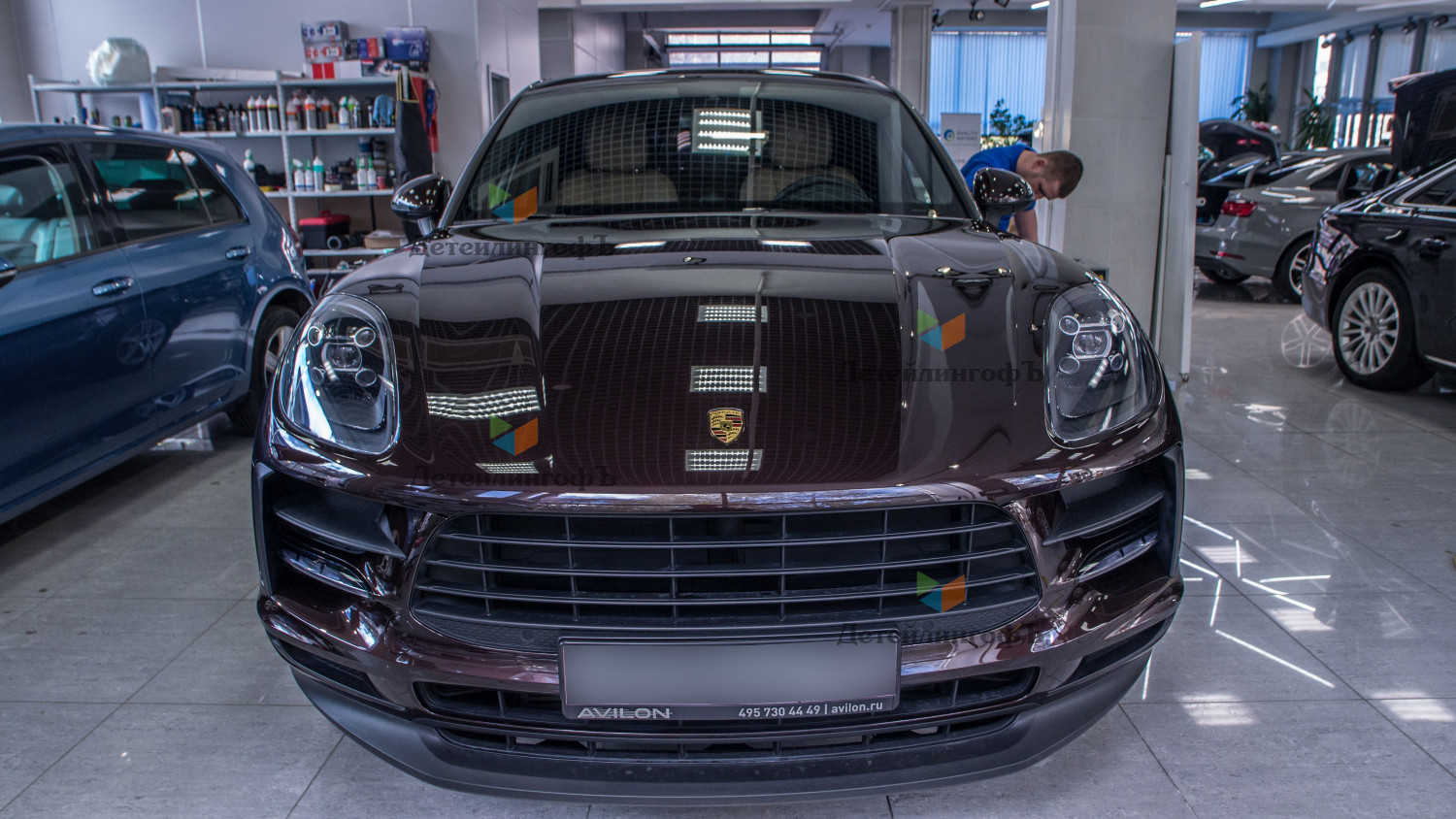 Полировка кузова и покрытие керамикой Porsche Macan