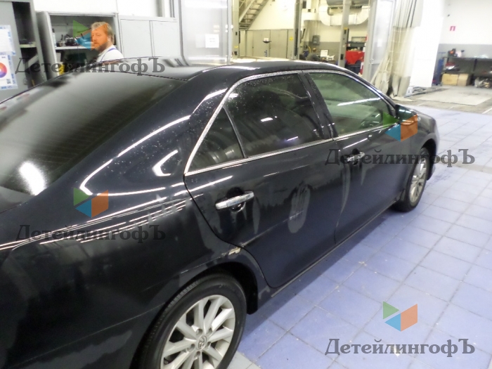 Toyota Corolla сложный ремонт заднего крыла
