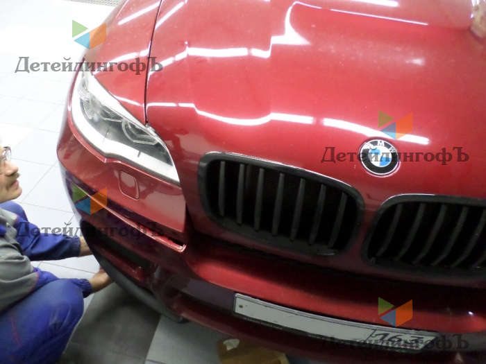 Восстановление крыла и бампера на BMW X6